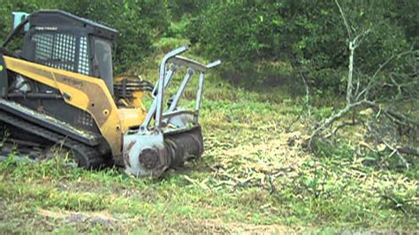 can a skid steer clearing land|best equipment for brush clearing.